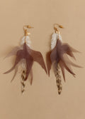 Take Flight Earrings in Sand Gold